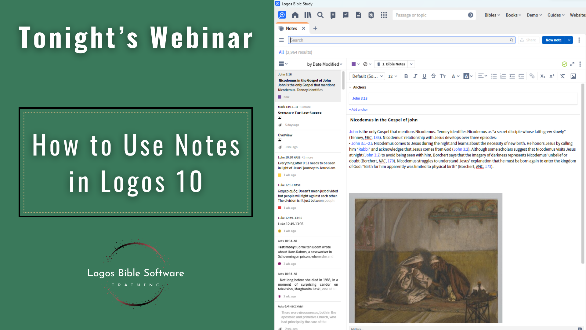 How to Use the Notes Tool (Webinar)