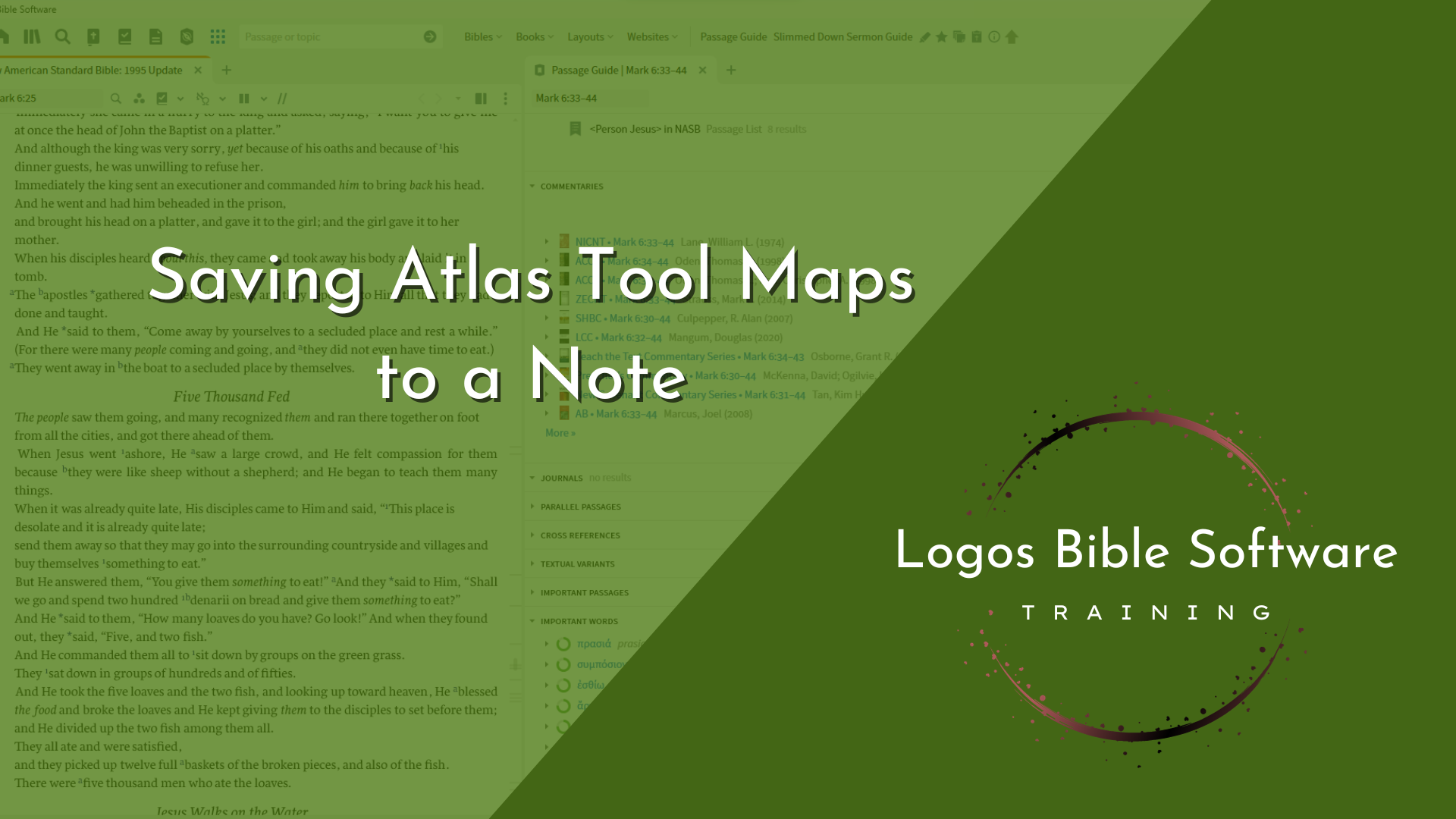 Saving Atlas Tool Maps into a Note