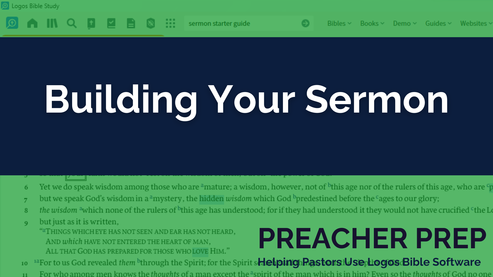 Building Your Sermon