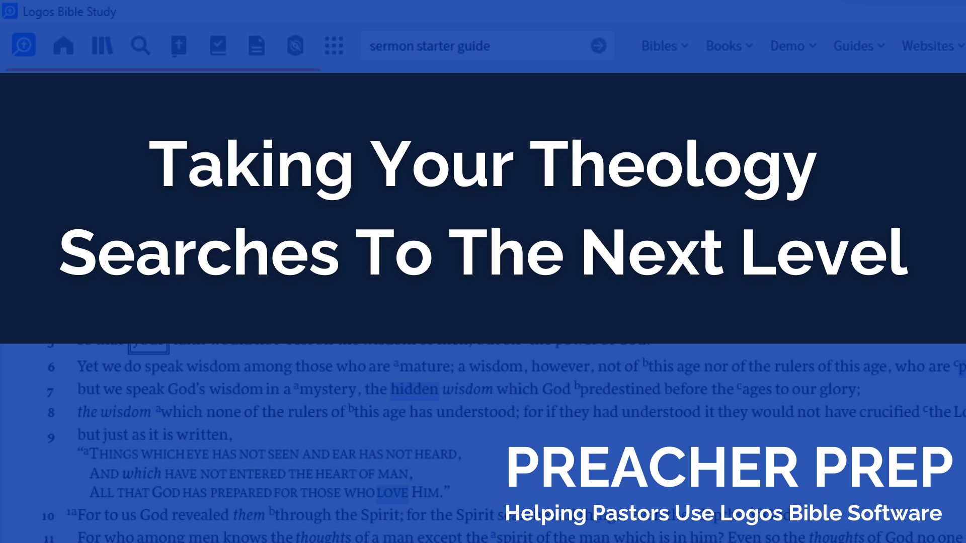 Take Your Theological Searches to the Next Level with the Lexham Survey of Theology