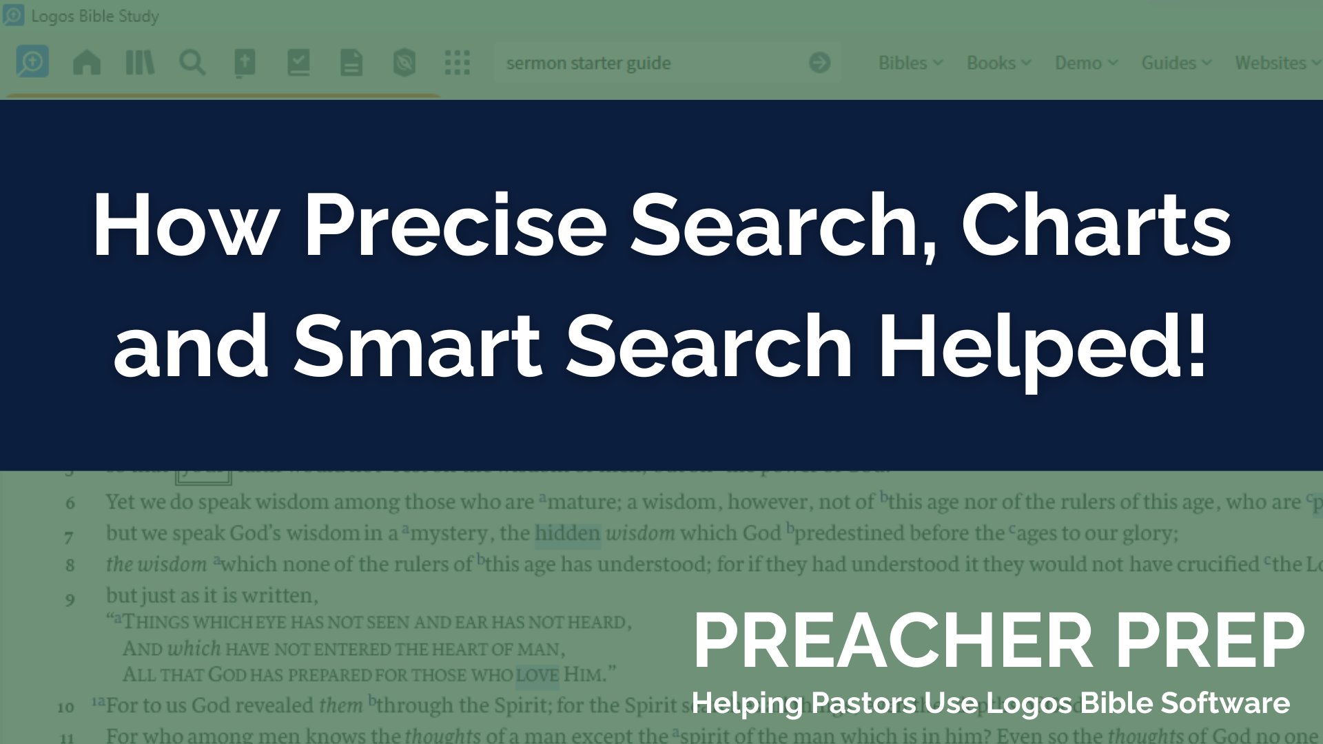 How a precise search, the charts tool and a smart search helped me understand Yahweh.